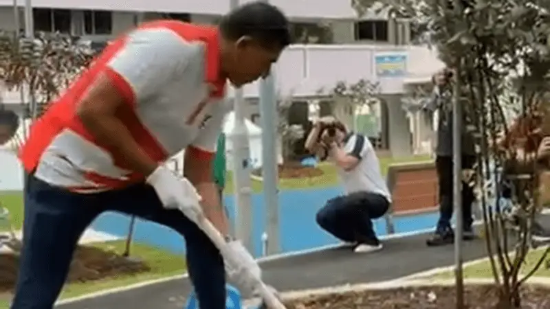 Tree Planting Activity @ Ang Mo Kio – Hougang division on 20 April 2024